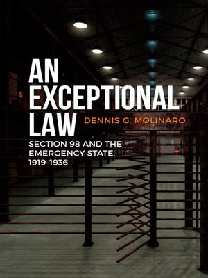 cover image of An Exceptional Law